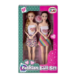 Fashion Doll Playset with 2 x Fashion Dolls